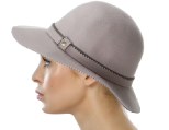 BCBGeneration Women's Pinked Edge Floppy Hat