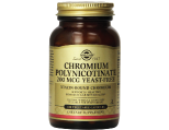 Solgar Chromium Polynicotinate Vegetable 200 mcg, Capsules